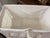Mid 20th Century Metal Laundry Ironing Basket on Collapsible Frame Newer Homemade Yellow Liner For Sale - Image 4 of 10