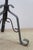 Black Vintage Brutalist Gothic Wrought Iron Plant Stand Scroll Tripod Pot Holder 24" For Sale - Image 8 of 13