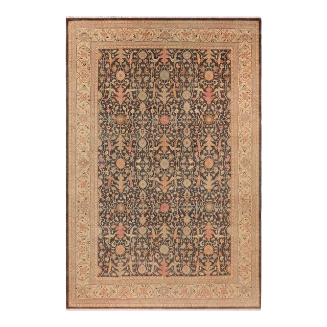 Lavastone Green/Gray Wool Rug - 9'10'' X 13'9'' For Sale