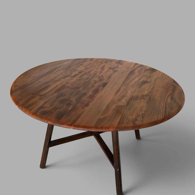 Oval Elm and Beech Drop-Leaf Dining Table from Ercol, 1950s For Sale - Image 3 of 10