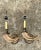 Vintage Brass Twisted Horn Wall Sconces - Pair For Sale - Image 4 of 12
