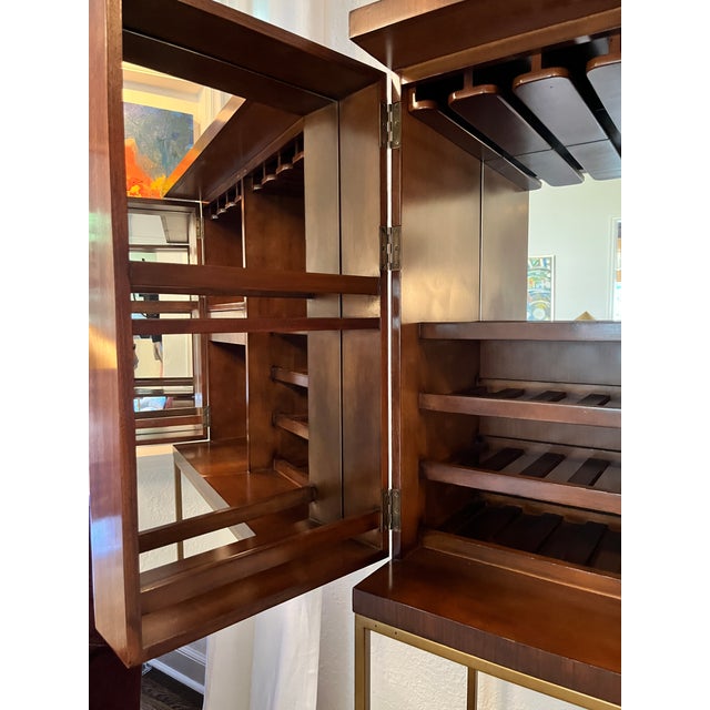 2020s Mid Century Style Bar Cabinet For Sale - Image 5 of 13