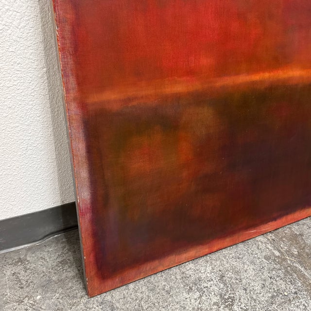 Lads "Rothko" Abstract Canvas Painting For Sale - Image 9 of 12