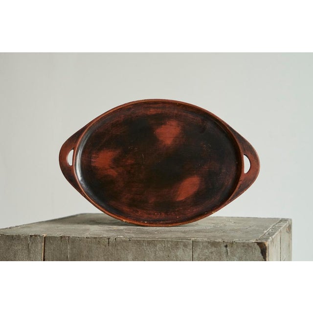 Wonderful Japanese Tray in Wood Early 20th Century. This is a wonderful early 20th century medium sized Japanese wooden...