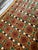 Mid-Century Modern Brown Gold Lattice Cotton Suzani Wall Decor For Sale - Image 3 of 10