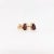 Garnet Solitaire Stud Earrings in Solid 14k Gold Pear Shape - 2 Pieces For Sale - Image 4 of 6