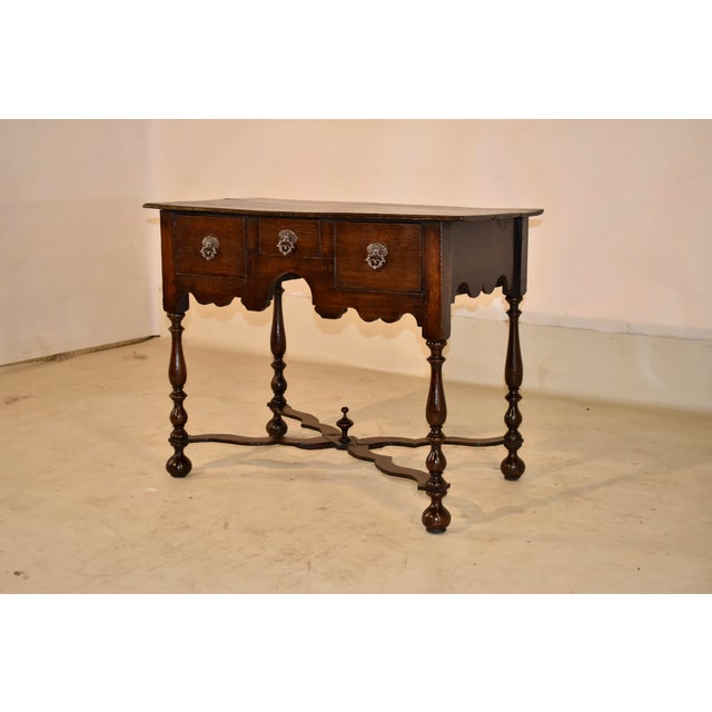 17th Century 17th Century English Oak Lowboy For Sale - Image 5 of 12