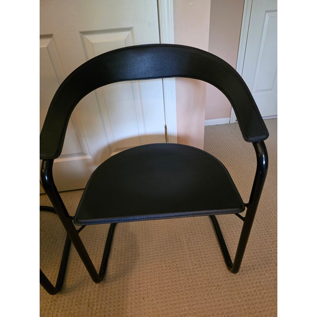 1970s Vintage Cantilever Chairs - Set of 2 For Sale In New York - Image 6 of 10