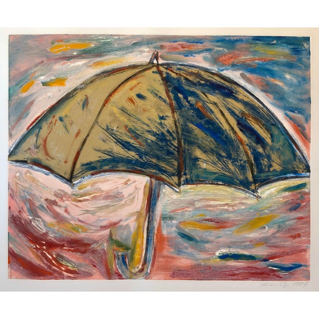 Mixed media monotype or monoprint works with hand painting, chine colle, applied glitter. From Cheryl Pelavin Editions...