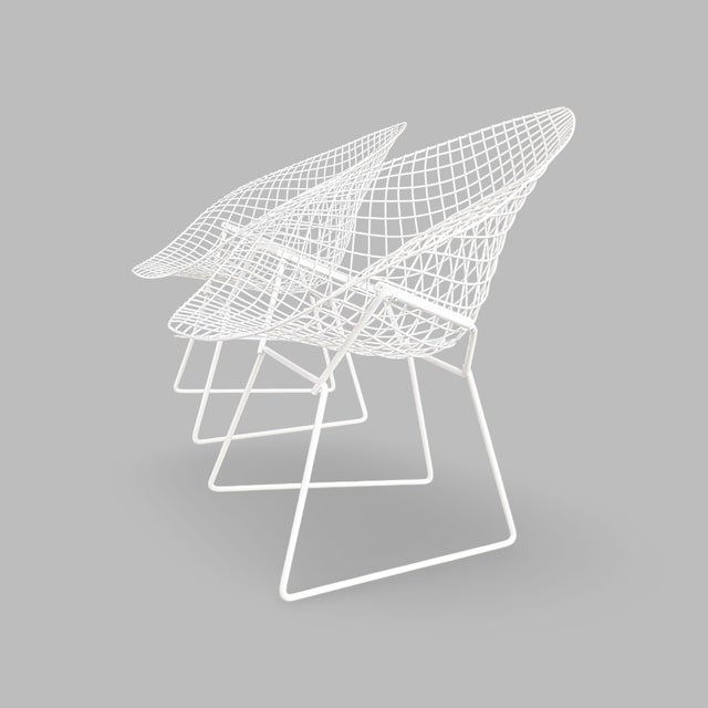 Diamond Chairs from Knoll International, Set of 2 For Sale - Image 6 of 7