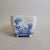 1950s Japanese Blue & White Porcelain Bonsai Planter Cachepot, Square Form With Indented Corners For Sale - Image 5 of 10