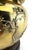 Chinoiserie Mid 20th Century Hollywood Regency Chinoiserie Brass Table Lamp With Embossed Landscape Motif on Wood Base For Sale - Image 3 of 13