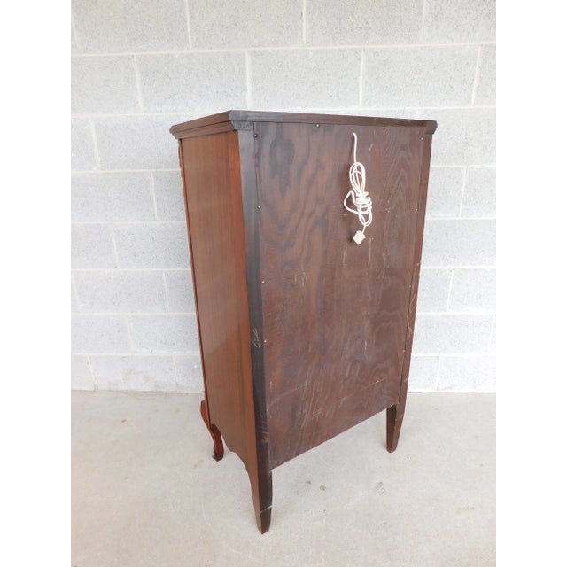 Antique French Louis XV Marquetry Secretary Desk For Sale - Image 18 of 18