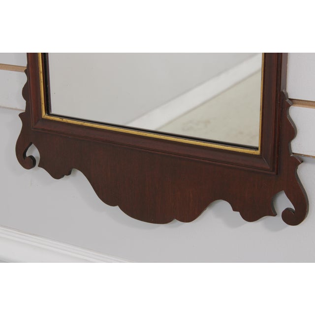 Friedman Brothers Friedman Brothers Chippendale Mahogany Mirror For Sale - Image 4 of 14