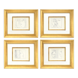 1970s Picasso Set of 4 Framed Prints From Metamorphoses