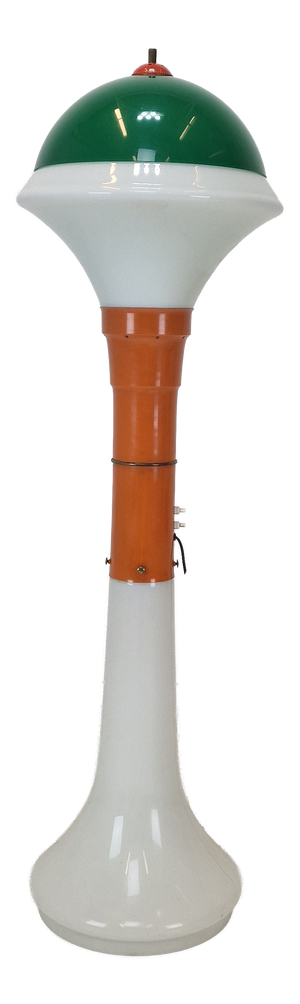 Mid-Century Italian Space Age Murano Glass Floor Lamp, 1970s