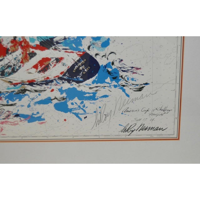 LeRoy Neiman "America's Cup" Original Pencil Signed