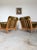1970s Henning Kjærnulf Danish Oak Lounge Chairs Original Wool Upholstery For Sale - Image 5 of 18