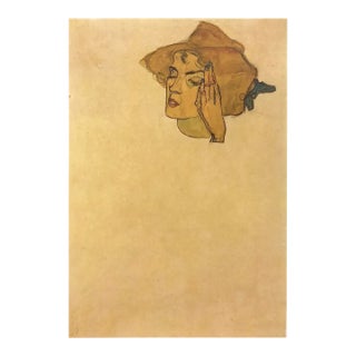 1981 Egon Schiele 1 Erotic Drawings Portrait of a Lady For Sale