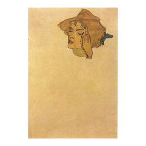 1981 Egon Schiele 1 Erotic Drawings Portrait of a Lady