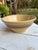 Large and beautiful antique classic yellow ware mixing bowl. Solid and sturdy. The light yellow glaze is detailed with a...