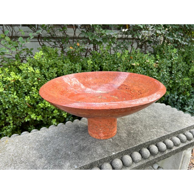 1980s 1980s Italian Modern Marble Bowl by Sergio Asti For Sale - Image 5 of 10