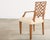 Camel Pair of Dessin Fournir Ribbon-Back Oak Dining Armchairs For Sale - Image 8 of 18