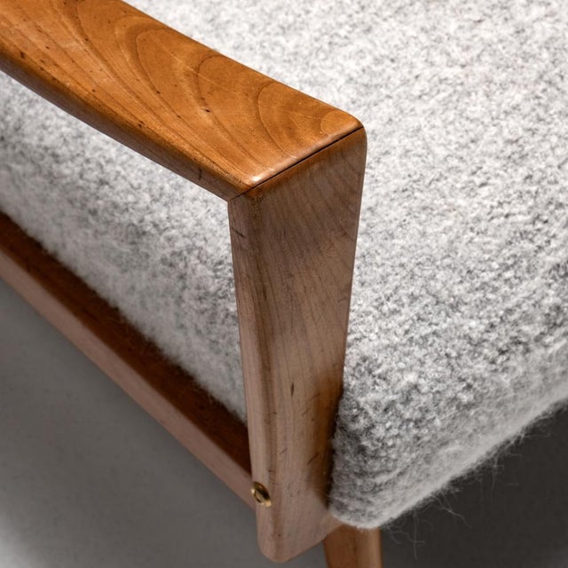 Vintage Armchair in Walnut Wood, 1960s For Sale - Image 12 of 17