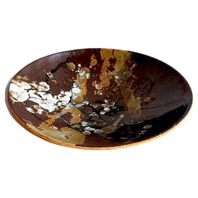 Vintage Ceramic Plate from Monastero di Bose, 1960s For Sale