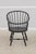 1980s Set of 4 Black Windsor Style Dining Room Chairs For Sale - Image 5 of 18