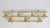 Mid-Century Modern Vintage Brass Plated Coat and Hat Rack Wall Mounted For Sale - Image 3 of 6