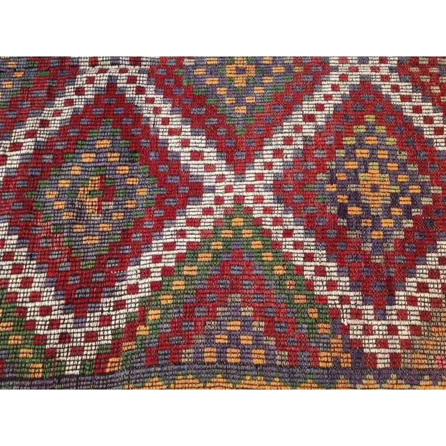 Vintage Turkish Kilim Rug - 6' x 10'4" For Sale In Raleigh - Image 6 of 7