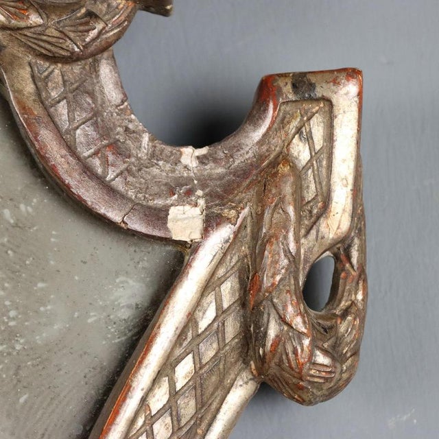 Neoclassical Carved Wood Cartaglories, Set of 2 For Sale - Image 9 of 11