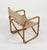 Mid-Century Modern Folding Director Chair in Bamboo and Fabric, Italy, 1960s For Sale - Image 10 of 11