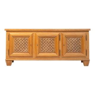 French Sideboard in Oak, 1950s For Sale