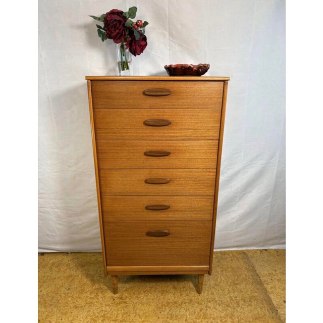 Vintage Austinsuite Teak Chest of Drawers, 1960s For Sale - Image 9 of 10