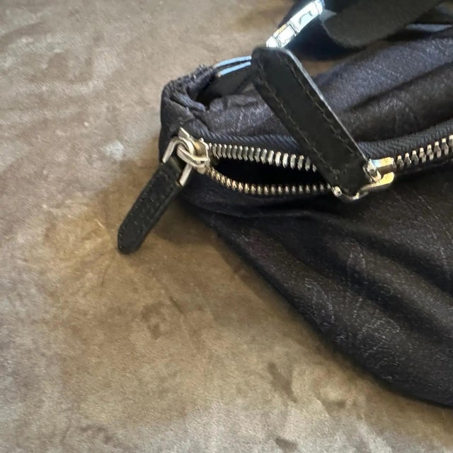 Etro 1990s Iconic Blue Paisley Fabric Belt Bag Pouch by Etro Milano For Sale - Image 4 of 14