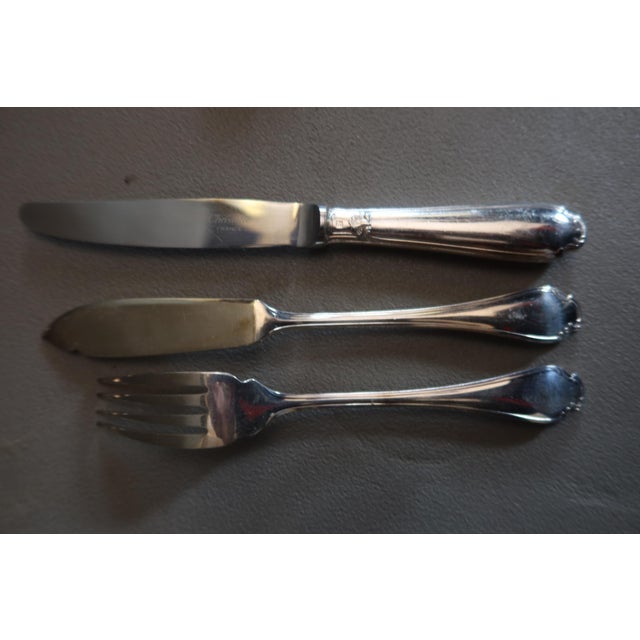 Silver-Plated Flatware from Christofle, 1960s, Set of 127 For Sale - Image 10 of 13