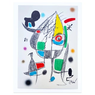 Joan Miró, Maravillas con variaciones No.20, 1975, Lithograph For Sale
