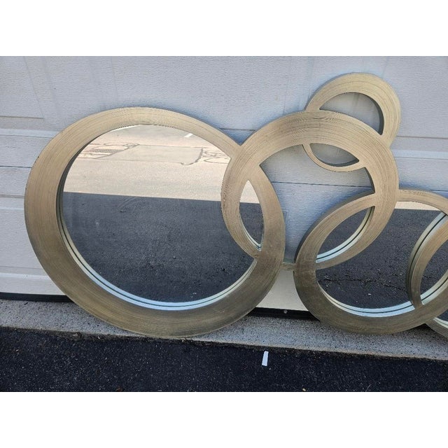 Modern Uttermost Odiana Silver Rings Modern Mirror For Sale - Image 3 of 5