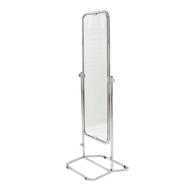 Mid-Century Modern Cheval Mirror For Sale - Image 9 of 9