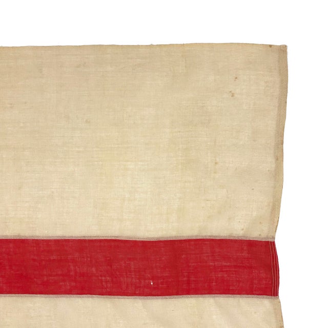 Vintage Wool Union Jack Flag, British Royal Navy White Ensign For Sale In Los Angeles - Image 6 of 7
