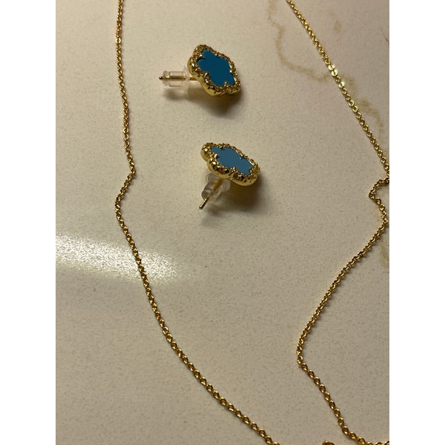 American Turquoise Pendant Set, 3 Pieces For Sale - Image 3 of 7