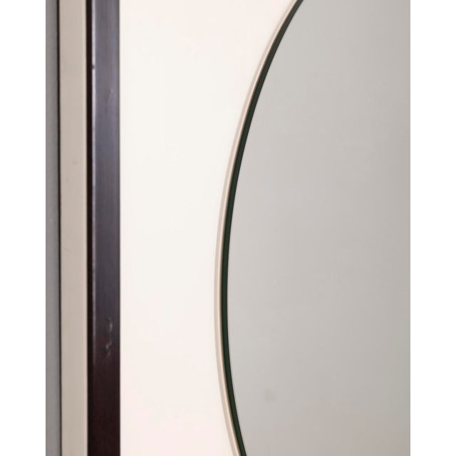 1970s Vintage Wooden Wall Mirror by the Sbrilli Brothers, 1970s For Sale - Image 5 of 11