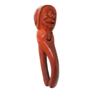 Well-Carved Antique Wood Bavarian Nutcracker, 19th Century For Sale