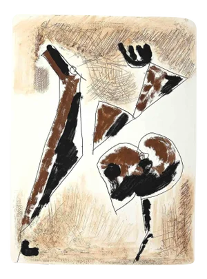 Marino Marini, Horse and Rider, Original Etching, 1963