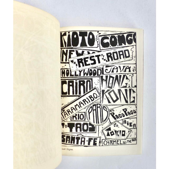 1930s 1937 Art Deco 'The Rest of the Road' Signed by Don Blanding For Sale - Image 5 of 7