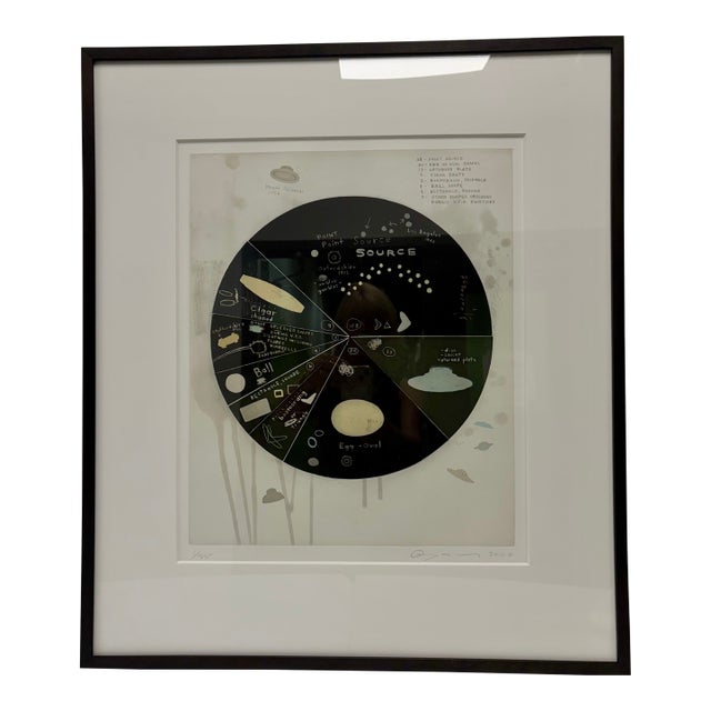Vintage Greg Colson 'Observed Shapes' Limited Edition Lithograph Signed and Dated For Sale