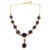 Bochic "Capri" Blue Multi Sapphire & Ruby Necklace Set 18K Gold & Silver For Sale - Image 15 of 18