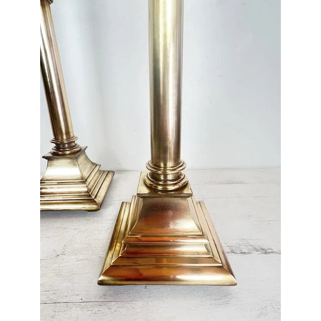 Mid-Century Bronze Table Lamps from Kullmann, 1970s, Set of 2 For Sale - Image 9 of 16